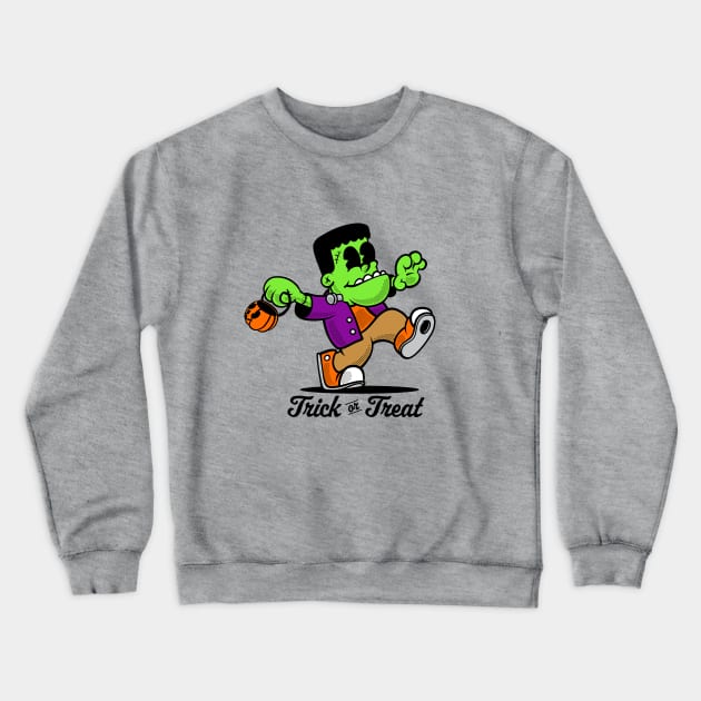 Halloween Frankenstein Crewneck Sweatshirt by Chris Nixt